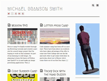 Tablet Screenshot of michaelbransonsmith.net